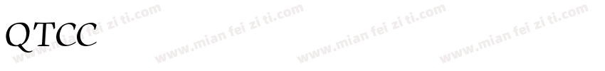 QTCChancery Type Bol字体转换